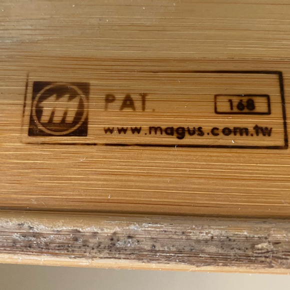 Magnus. Bamboo Magazine Rack. - Picture 7 of 7